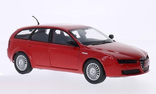 Alfa Romeo 159 SW, rojo, Modelo de Auto, modello completo, Motormax 1:24