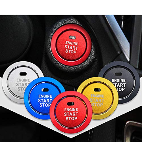 Arranque con un botón, Pegatinas de Estilo de Coche, para Subaru BRZ Impreza XV Forester Outback, Funda de Anillo de botón de Arranque y Parada de Motor automático