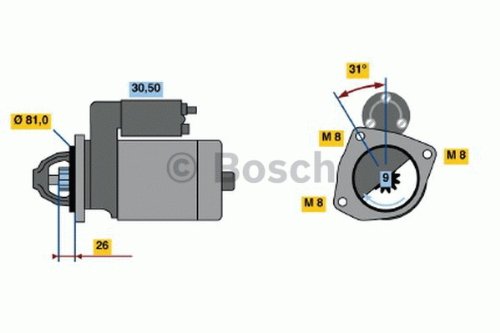 Bosch 986018960 motor de arranque