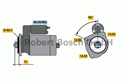 Bosch 986021480 motor de arranque