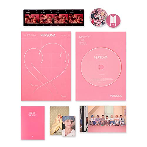 BTS Album - MAP OF SOUL : PERSONA [ 3 Ver. ] CD + Photobook + Mini Book + Photocard + Postcard + Photo Film + FREE GIFT