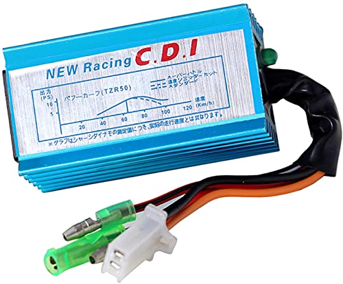 Caja de encendido analógico Racing CDI para motores Minarelli/China de 2 tiempos como Aprilia SR 50 / Yamaha Aerox/MBK Nitro/CPI (50 ccm) Caja de encendido analógico Racing CDI para motores Minarelli/China de 2 tiempos como Aprilia SR 50 / Yamaha Aerox/MBK Nitro/CPI (50 ccm)