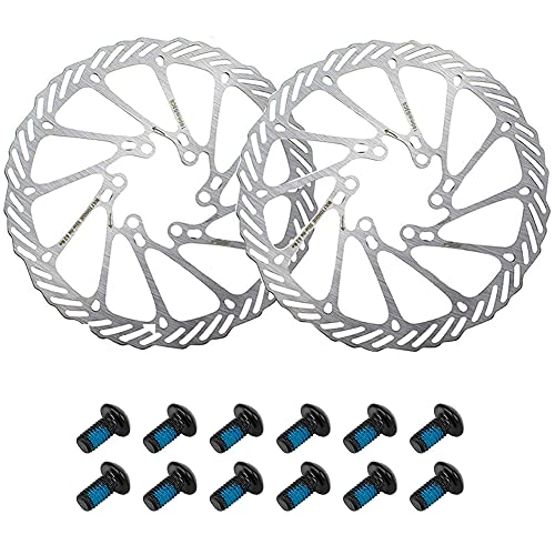 CYSJ Disco de Freno 2pcs 160 mm Rotor de Freno de Disco de Bicicleta de Acero InoxidableRotor Flotante para Bicicleta de Carretera, Bicicleta de montaña, MTB CYSJ Disco de Freno 2pcs 160 mm Rotor de Freno de Disco de Bicicleta de Acero InoxidableRotor Flotante para Bicicleta de Carretera, Bicicleta de montaña, MTB