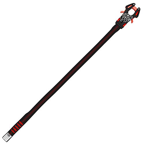 Desconocido Kong - Mosquetón automático con Correa Prog XL, Color Negro y Rojo, 45 cm