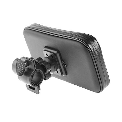 DFV mobile - Soporte Profesional para Manillar de Bicicleta y Moto Impermeable Giratorio 360º para M.T.T. BAZIC, BAZIC V2 - Negra DFV mobile - Soporte Profesional para Manillar de Bicicleta y Moto Impermeable Giratorio 360º para M.T.T. BAZIC, BAZIC V2 - Negra