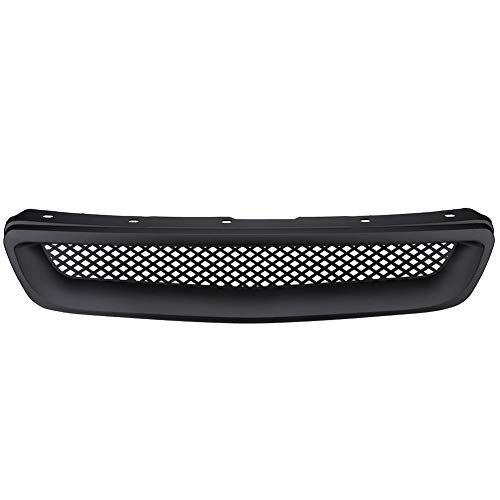 Dingln ABS del Frente del Coche De La Capilla De Malla Parachoques Parrilla Compatible con H-o-n-d-a Civic Type R JDM 1996-1998 Dingln ABS del Frente del Coche De La Capilla De Malla Parachoques Parrilla Compatible con H-o-n-d-a Civic Type R JDM 1996-1998