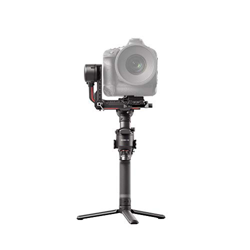 DJI RS 2 - Estabilizador Gimbal de 3 Ejes para Cámaras sin Espejo y DSLR, Nikon Sony Panasonic Canon Fujifilm, Ronin S, Carga de 4.5 kg, Fibra de Carbono, Pantalla Táctil - Negro