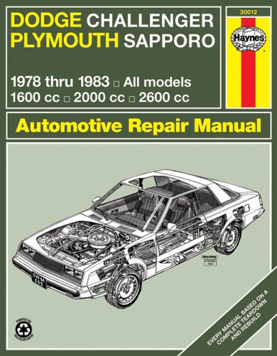 Dodge Challenger & Plymouth Sapporo (78 - 83) (Haynes Manuals)