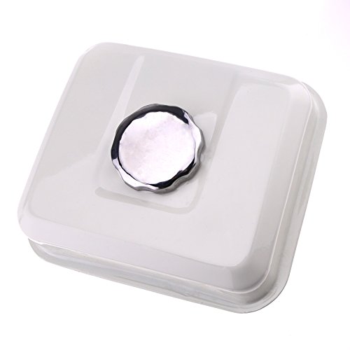 ENET - Motor de gas de depósito de combustible con filtro de gasolina Petcock blanco para Honda GX160 5.5HP GX200 ENET - Motor de gas de depósito de combustible con filtro de gasolina Petcock blanco para Honda GX160 5.5HP GX200