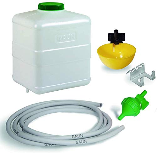 FINCA CASAREJO Kit Bebedero automático para Aves con depósito de 20 litros. FINCA CASAREJO Kit Bebedero automático para Aves con depósito de 20 litros.
