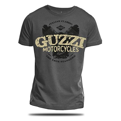 FIT Guzzi Motorycles Men T-Shirt Darkgrey Moto Guzzi California V11 V7 V9 V6 Himora