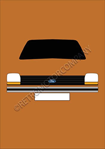 Ford Fiesta MK1 L - Tarjeta de felicitación retro Motor Company