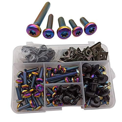Fyjhunann Pernos de carenado de la Motocicleta Kit de Tornillos de Montaje en Moto Hexagonal Interior para Kawasaki Z1000 SX GTR 1400 ZX 6R 10R ZX10 R hnfyj Fyjhunann Pernos de carenado de la Motocicleta Kit de Tornillos de Montaje en Moto Hexagonal Interior para Kawasaki Z1000 SX GTR 1400 ZX 6R 10R ZX10 R hnfyj