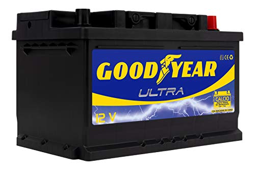 Goodyear GODF375 - Bateria de coche ULTRA 12 V 75 Ah 680 A (+D), 70 Ah 550 A