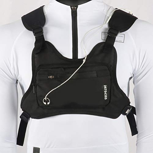 Hopowa Mochila pequeña para Correr, Mochila Ligera para Correr, Mochila para Bicicleta con Salida de Cable para Auriculares, Mochilas Unisex para Trail Running, Negro Hopowa Mochila pequeña para Correr, Mochila Ligera para Correr, Mochila para Bicicleta con Salida de Cable para Auriculares, Mochilas Unisex para Trail Running, Negro