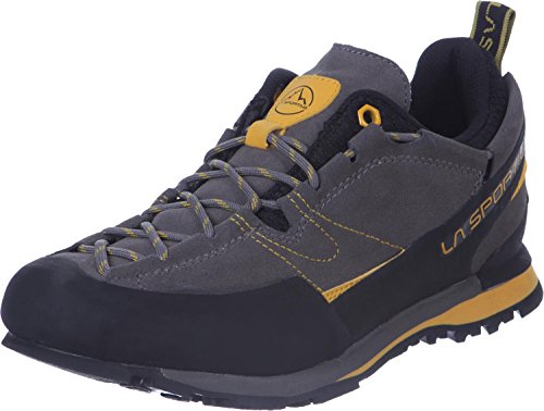 LA SPORTIVA Boulder X, Zapatillas de Mountain Running Unisex Adulto, Multicolor Grey Yellow 000, 44.5 EU