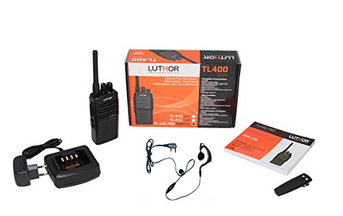 Luthor TL446MT Walkie Frecuencias Compatible con Motorola XTNI, XT-220 y XT-420 + pinganillo PIN19M