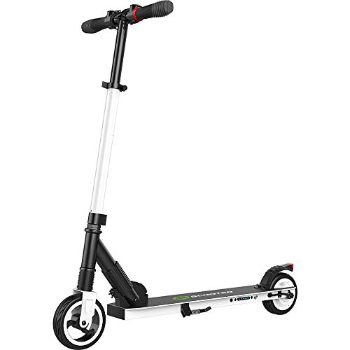 M MegaWHEELS - Patinete eléctrico con motor de 250 W, plegable y regulable en altura, scooter eléctrico ligero de 7,5 kg para espalda y adulto mixto – S1