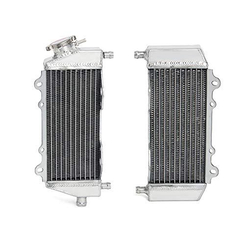 Moto Radiador de Enfriamiento de Aluminio para Kawasaki KX125 KX 125 2003-2008, KX250 KX 250 2003 2004 izquierda derecha (par) Radiador de Refrigeración por Agua Smadmoto Moto Radiador de Enfriamiento de Aluminio para Kawasaki KX125 KX 125 2003-2008, KX250 KX 250 2003 2004 izquierda derecha (par) Radiador de Refrigeración por Agua Smadmoto