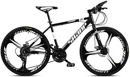 Mountain Bike Bicicletas montaña aleación de aluminio de velocidad variable para cross-country Bicicleta deportes para hombres y mujeres adultos Bicicleta Road MTB -Feather White L 27.5 Inch 27 Speed