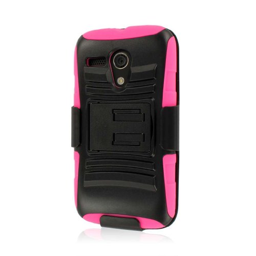 MPERO Empire Impact XT - Carcasa con función Atril para Motorola Moto G (Enganche para cinturón), Color Rosa MPERO Empire Impact XT - Carcasa con función Atril para Motorola Moto G (Enganche para cinturón), Color Rosa