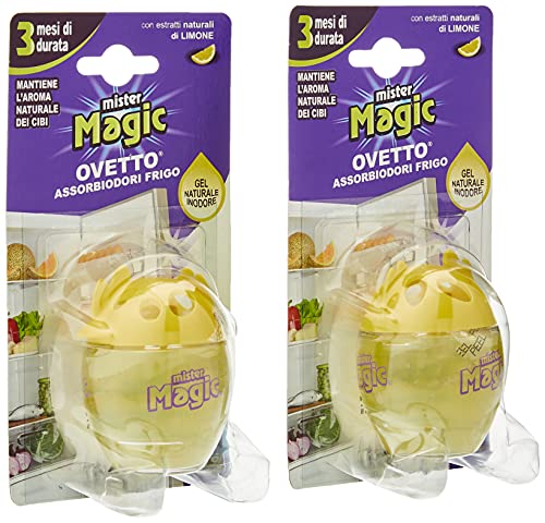 Mr Magic Huevo absorbente de olores limón – 2 unidades