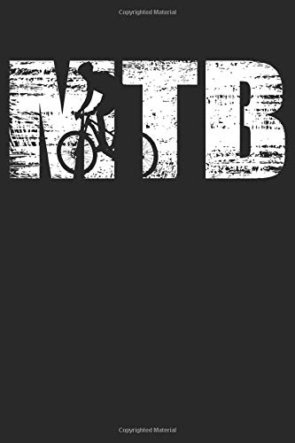 MTB: Weekly & Monthly Planner 2020 - 52 Week Calendar 6 x 9 Organizer - Distressed Look MTB Gift For Mountain Bikers
