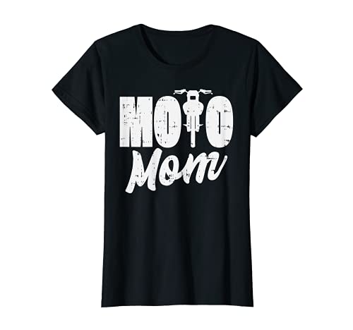 Mujer Moto Mom Motorcycle Motocross Dirt Bike Racing Women Gift Camiseta