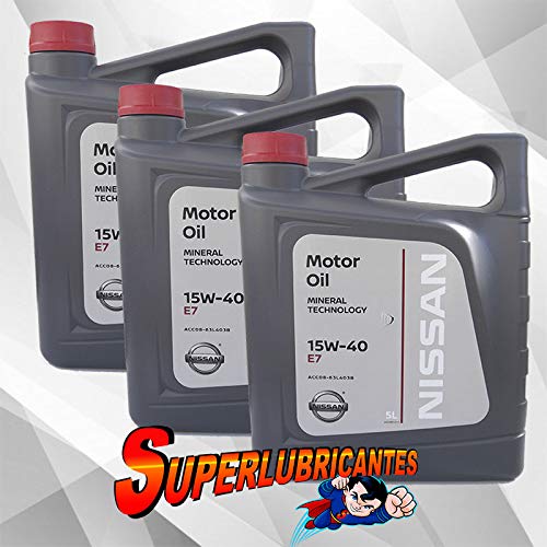 NISSAN Motor Oil 15W40 E7 3x5L(15Litros)