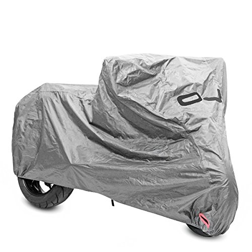 Oj - Funda de lona para moto, scooter, compatible con Peugeot Citystar 200 2015, impermeable y afelpada gris M109
