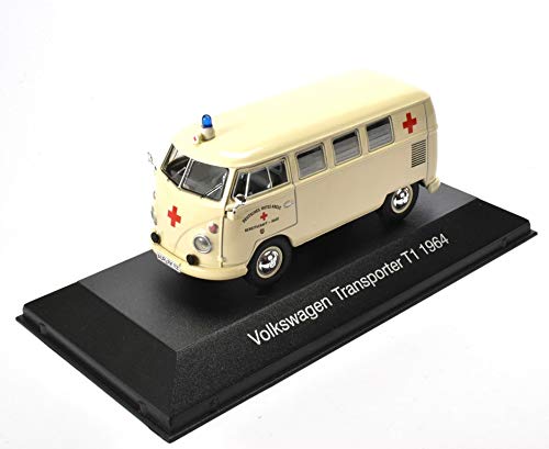 OPO 10 - Vehículo Ambulancia 1/43 Compatible con VW Volkswagen Transporter TI 1964 (AMB12)