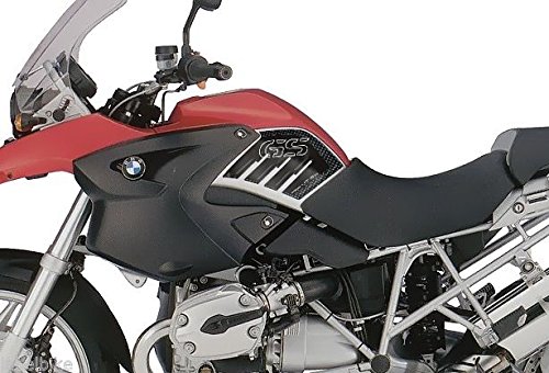 Pegatinas de gel en 3D laterales compatibles con moto BMW R1200 GS 2004-2007, aspecto de carbono