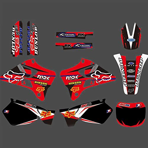 Pegatinas de Motocross Fondo por Completo de gráficos Adhesivos Pegatinas Motocicleta for Yamaha YZ125 YZ250 YZ 125 YZ 250 1996 1997 1998 1999 2000 2001