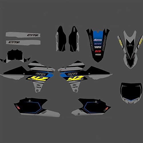 Pegatinas de Motocross Fondo por Completo de gráficos Adhesivos Pegatinas Motocicleta for Yamaha YZ250F YZ450F YZ 250F YZ 450F YZF 250 450 2014 2015 2016 2017