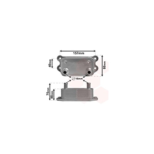 Radiador aceite motor para VOLVO C30 de 2007 a Nov 2009 Version 2.4i