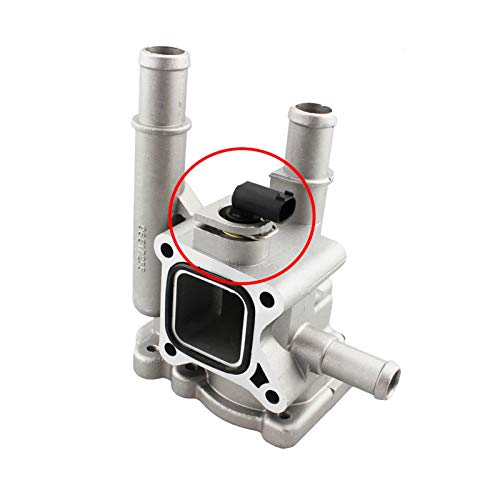 Rose flower YUshuiL 1 unids Thermostat Carging Cubierta de Aluminio 96984103 96817255 Ajuste para Vauxhall/Opel/Chevrolet Astra H 1.4/1.6 Insignia 1.4/1.6 YSL (Color : with Sensor)