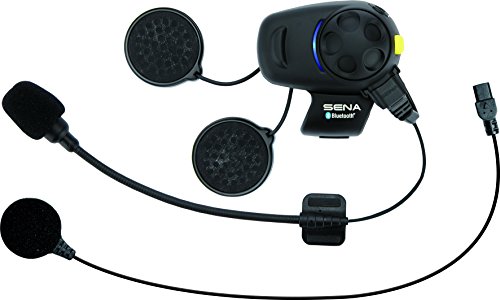 Sena SMH5-FM-UNIV Auricular e intercomunicador Bluetooth SMH5-FM integrada para Motos y Scooters, con el Kit de micrófono Universal, con Radio FM, 1 pieza