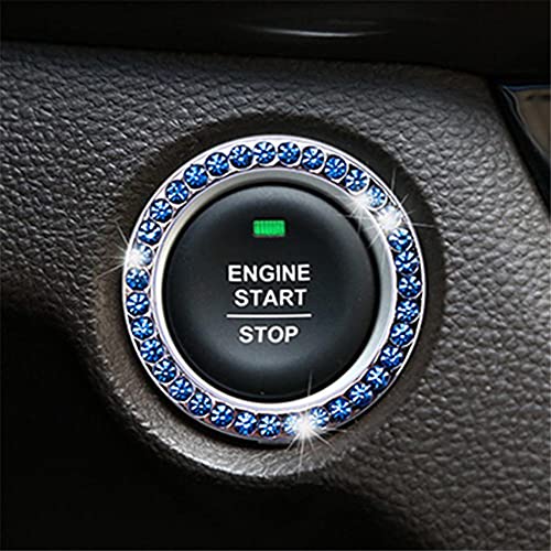 sikmoi Botón de la Cubierta del Anillo de Encendido del Motor de Arranque del Coche Accesorios Interiores Estuche de Estilo, para Suzuki SX4 Swift Alto Liane /, para Grand Vitara