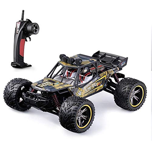 SSBH 1/12 Control Remoto eléctrico Off-Road Climbing Race Truck 2.4 GHz 2WD Impermeable Off-Road Monster Car Violent Drift Buggy RTR Toy Niños y Adultos Cumpleaños 29 * 26.5 * 16cm