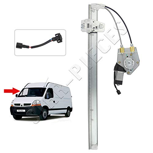 STARKIT PERFORMANCE Elevalunas eléctrico delantero derecho copiloto con motor para Master 2 Mascott Movano A Interstar Daily STARKIT PERFORMANCE Elevalunas eléctrico delantero derecho copiloto con motor para Master 2 Mascott Movano A Interstar Daily