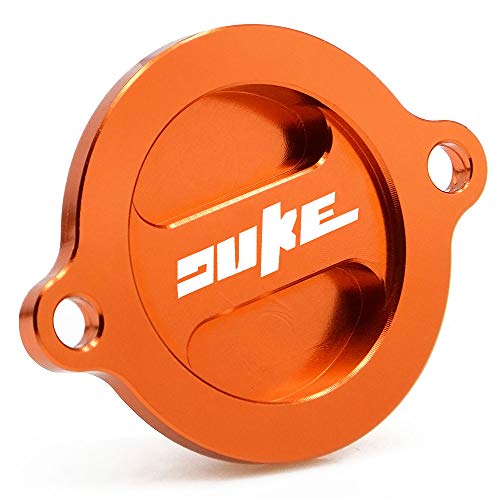 Tapa de la Cubierta del Filtro de Aceite del Motor para K-T-M Duke 125/200/390 2011-2015 Duke 690/R 2008-2020 Duke 790 2018-2020 Duke 890R 2020 Naranja
