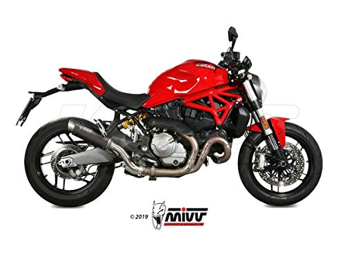 Terminal MIVV GP Pro inoxidable negro Ducati Monster 821 2018-2019