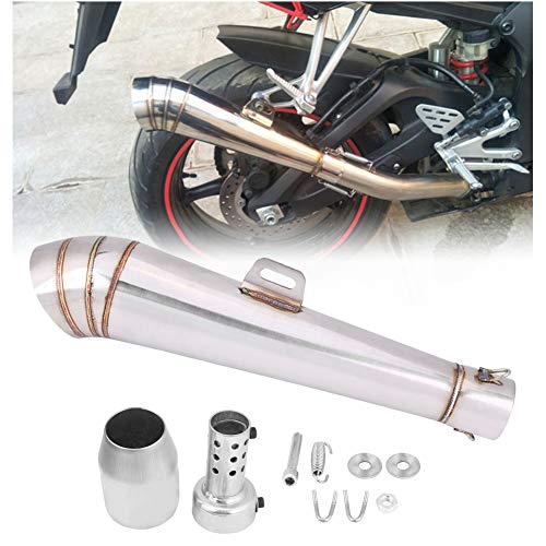 Tubo de escape de motocicleta Qiilu Cola de Escape para motos y scooters con 49 ccm y 50ccm de diámetro