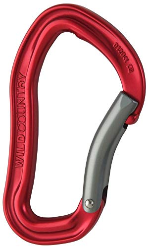Wildcountry - Electron Bent Gate, Color Red