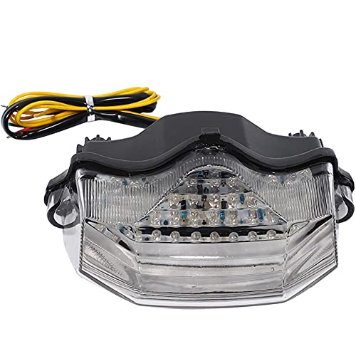 WPFC Motocicleta LED Luces Traseras con La Luz Trasera De La Dirección Trasera para Yamaha FZ600 FZ6 Fazer 2004 2005 2006 2007 2009