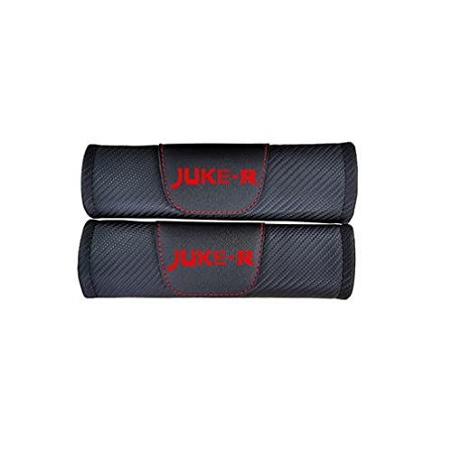 ADDG 2Pcs Coche Seguridad Cinturón Hombro Cinturón Almohadillas, para Nissan Juker Juke-r Seat Belt Cover Shoulder Pads, Protección Acolchado Cojín Interiores Accesorios