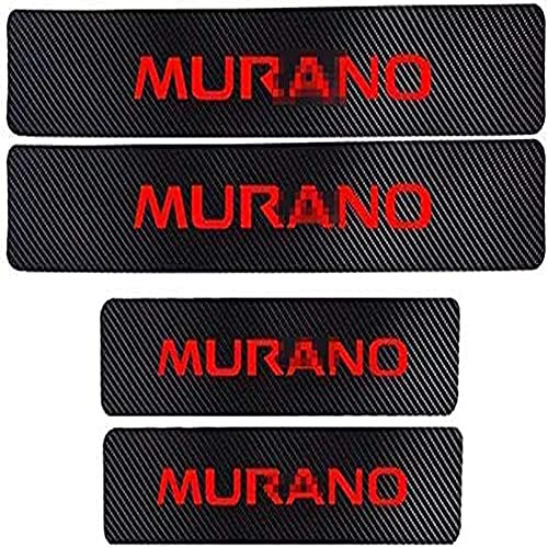 Adecuado Para Pedal De Umbral Nissan Murano Decorativos De ProteccióN De Umbral De Puerta Antirrayas, 4 Tiras De ProteccióN De Umbral De Puerta
