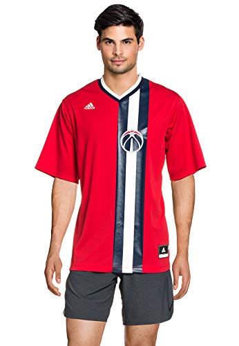 adidas Camiseta, Hombre, Rojo/Blanco/Azul (NBA Washington Wizards 4 3W4), S adidas Camiseta, Hombre, Rojo/Blanco/Azul (NBA Washington Wizards 4 3W4), S