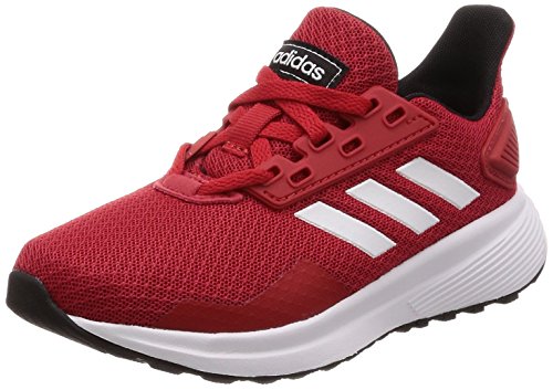 Adidas Duramo 9 K, Zapatillas de Running Unisex Niños, Rojo (Scarlet/FTWR White/Core Black Scarlet/FTWR White/Core Black), 30.5 EU