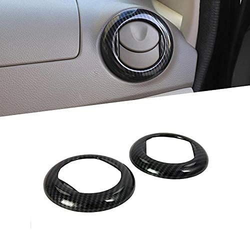 Aire Acondicionado Ventilación Trim del Coche, Interior de Fibra de Carbono Cubierta del Marco de Ventilación de Aire Acondicionado Pegatinas para Nissan NV200 Evalia 2010-2018 Aire Acondicionado Ventilación Trim del Coche, Interior de Fibra de Carbono Cubierta del Marco de Ventilación de Aire Acondicionado Pegatinas para Nissan NV200 Evalia 2010-2018